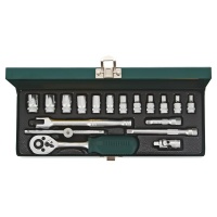 KRAFTOOL Набор инструмента  Industrie Qualitat, 18 предметов, металлический кейс (27890-H18_z01)