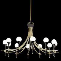 Intueri Light SL-12-BLA/PB Bullarum SL-12 Chandelier, светильник