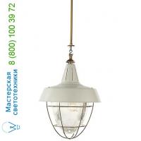 Visual Comfort Henry Industrial Pendant with Prismatic Glass TOB 5042HAB-WHT Visual Comfort, светильник