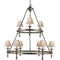 Visual Comfort SL 5813AN-NP Classic Two-Tier Ring Chandelier, светильник