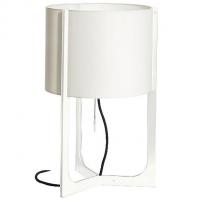 Carpyen Nirvana Table Lamp NIRVANA-MINI-TBL-MATNICKEL-BEIGE, настольная лампа