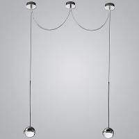 ZANEEN design D3-1016CHR-SAT Convivio Multi-Light Pendant Light, светильник