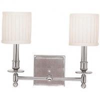 Hudson Valley Lighting 302-PN Palmer Two Light Wall Sconce Hudson Valley Lighting, настенный светильник бра