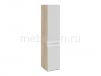 Мебель Трия Шкаф для белья Ларго СМ-181.07.002 дуб сонома/белый глянец