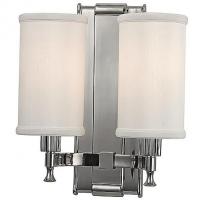 Hudson Valley Lighting 1122-PN Palmdale Two Light Wall Sconce, настенный светильник бра