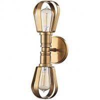 Hudson Valley Lighting Red Hook 2 Light Wall Sconce 1082-AGB, настенный светильник бра