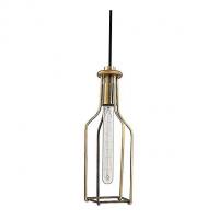 Hudson Valley Lighting 1041-AGB Colebrook 5 Inch Square Pendant Light, светильник