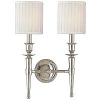 Hudson Valley Lighting 4902-PN Abington 2 Light Wall Sconce Hudson Valley Lighting, настенный светильник бра