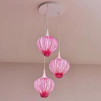 Aqua Creations Perlina Trio Pendant Light PerlTrio-PINK Aqua Creations, подвесной светильник