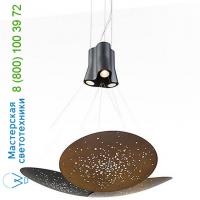 Fabbian F46A05A76 Lens Triple Pendant Light, светильник