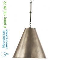 Visual Comfort Goodman Antique Nickel Pendant (Nickel/Small) - OPEN BOX Visual Comfort, светильник