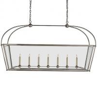 Visual Comfort CHC 5438AB-CG Plantation 7-Light Linear Suspension Light Visual Comfort, светильник