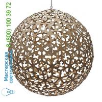 David Trubridge PLA-0800-NAT-AQU Pola Pendant Light, светильник