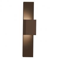 SONNEMAN Lighting Flat Box 2-Light Indoor/Outdoor LED Panel Sconce 7108.72-WL, уличный настенный светильник