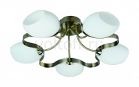 IDLamp Люстра на штанге 601 601/5PF-SUNOldbronze