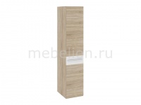 Мебель Трия Шкаф для белья Ларго СМ-181.07.001 дуб сонома/белый глянец