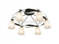 Altalusse Потолочная люстра InLIGHT-9249 INL-9249C-06 08 Chrome, Dark Wengue, White Wengue