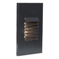 WAC Lighting WL-LED220-AM-BK Vertical Louvered LED Step and Wall Light, уличный светодиодный светильник