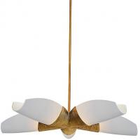 Visual Comfort KW 5036AI-WG Utopia 5-Arm Chandelier Visual Comfort, светильник