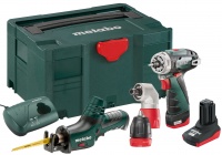 Metabo Combo set 2.2 10.8в liion: bs+ase+angle+2.0ач+4.0ач