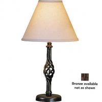 Hubbardton Forge Twist Basket Table Lamp-Small (Bronze) - OPEN BOX RETURN OB-265101-1001, опенбокс