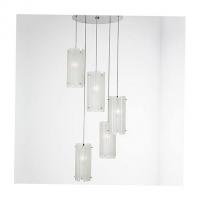 Hammerton Studio CHB0044-03-FB-BG-C01-E2 Textured Glass Round Multi-Light Pendant Light, подвесной светильник