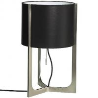 Carpyen NIRVANA-MINI-TBL-MATNICKEL-BEIGE Nirvana Table Lamp, настольная лампа