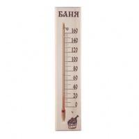 Птз Термометр для бани сауны баня, 6,5x31 см,~(O-C-OGL3G)