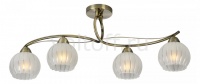 IDLamp Люстра на штанге 237/4PF-Oldbronze