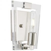 George Kovacs Crystal Chrome Bathroom Wall Light P1371-613 George Kovacs, настенный бра