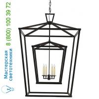 Visual Comfort CHC 2199PN Darlana Double Cage Lantern Pendant Light, светильник