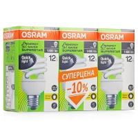 Osram Упаковка ламп 3шт.  Dulux Superstar Micro Twist 21Вт, 827, E27