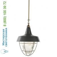 Visual Comfort Henry Industrial Pendant with Prismatic Glass TOB 5042HAB-WHT, светильник