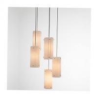 Hammerton Studio Textured Glass Round Multi-Light Pendant Light CHB0044-03-FB-BG-C01-E2, подвесной светильник