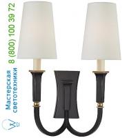 Visual Comfort Delphia 2-Light Wall Light TOB 2273BZ/HAB-L, настенный светильник бра