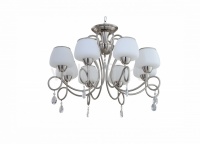 IDLamp Люстра на штанге 857 857/8PF-Whitechrome