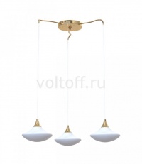 Luce Solara Подвесной светильник 8001/3S Gold/White