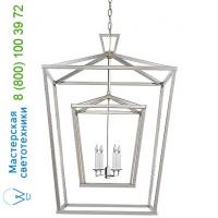 Visual Comfort Darlana Double Cage Lantern Pendant Light CHC 2199PN, светильник