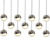 SONNEMAN Lighting 2922.01-LRG Grapes 11 Light LED Rectangular Multipoint Pendant, светильник