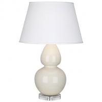 Robert Abbey Double Gourd Lucite Table Lamp - Large (Bone/Pearl)-OPEN BOX OB-A673X, опенбокс