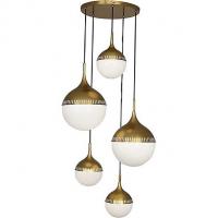 Robert Abbey 791 Rio Multipoint 5 Light Chandelier, светильник