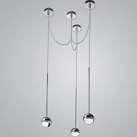 ZANEEN design D3-1016CHR-SAT Convivio Multi-Light Pendant Light ZANEEN design, светильник