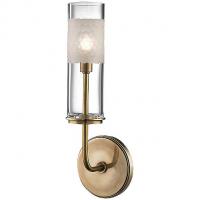 Hudson Valley Lighting OB-3901-AGB Wentworth Wall Sconce (Aged Brass) - OPEN BOX RETURN, опенбокс