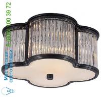 Visual Comfort Basil Flush Mount Ceiling Light With Clear Glass Rods AH 4014GM/CG-FG Visual Comfort, светильник