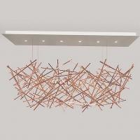 Ridgely Studio CC-CH-112BRZ-SM Criss Cross LED Chandelier, светильник