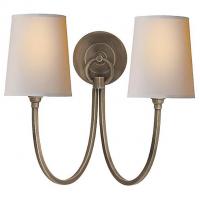 Visual Comfort Reed Double Wall Sconce (Antique Nickel) - OPEN BOX RETURN OB-TOB 2126AN-NP, опенбокс