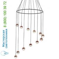 Seed Design Dora P12 Multi-Light Pendant Light SLD-1010PC12-BRS Seed Design, светильник