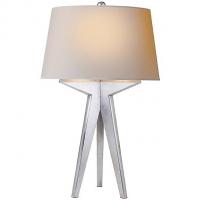 Visual Comfort CHA 8994AI-NP Russell Modern Tripod Table Lamp, настольная лампа