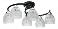 IDLamp Люстра на штанге 381/6PF-Blackchrome