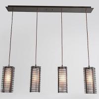 Hammerton Studio PLB0020-04-FB-F-C01-E2 Downtown Mesh Linear Suspension Light, светильник